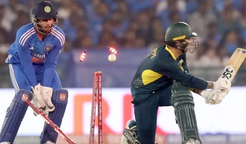 India break Pakistan T20I record as they beat Australia
