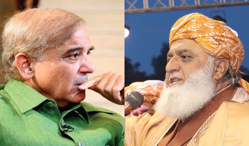 PM Shehbaz, Fazlur Rehman exchange views on country's political situation
