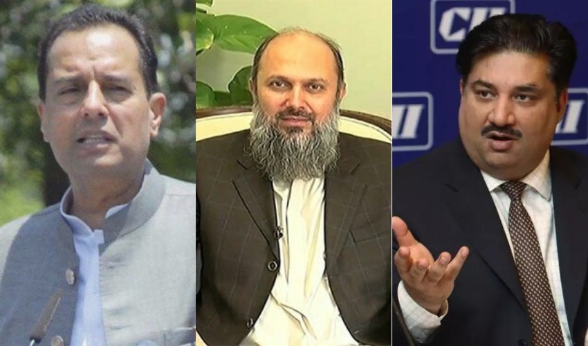 Capt Safdar, Dastgir felicitate Jam Kamal on becoming commerce minister