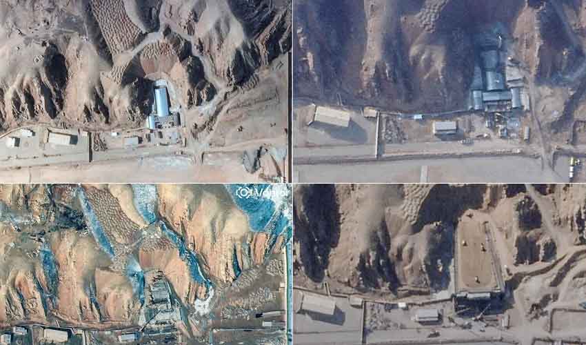 Satellite images show Iran repairing, fortifying sites