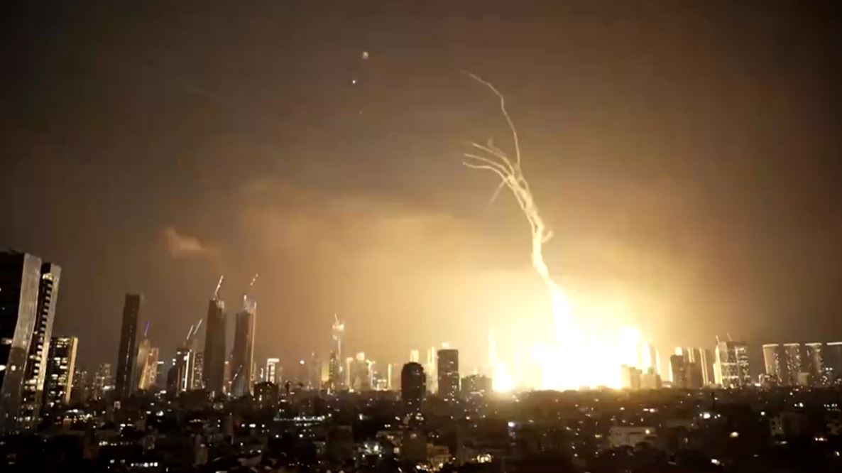 Iran launches retaliatory strikes as missiles breach Israeli air defence, explosions rock Tel Aviv