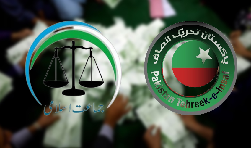 PTI, JI resolve to put up struggle against alleged 'rigging' politics