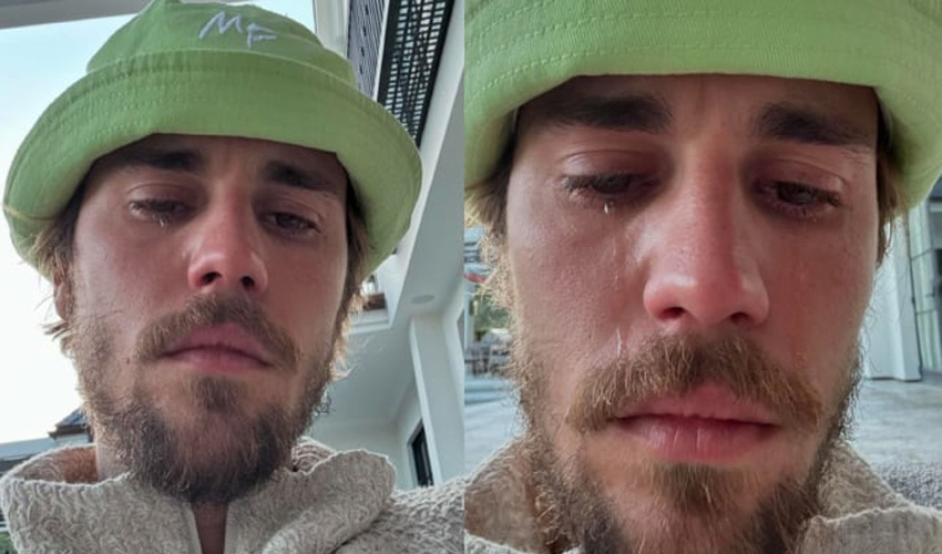 Justin Bieber tears up on Instagram, fans worried
