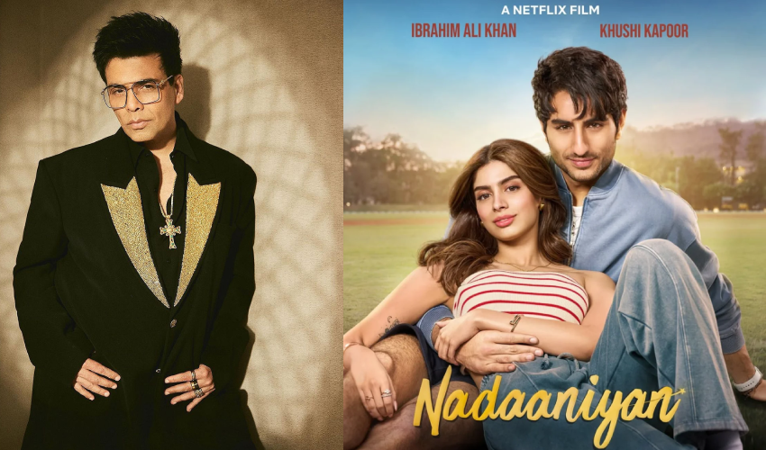 Karan Johar reacts to Khushi Kapoor, Ibrahim Ali Khan’s trolling for Nadaaniyan