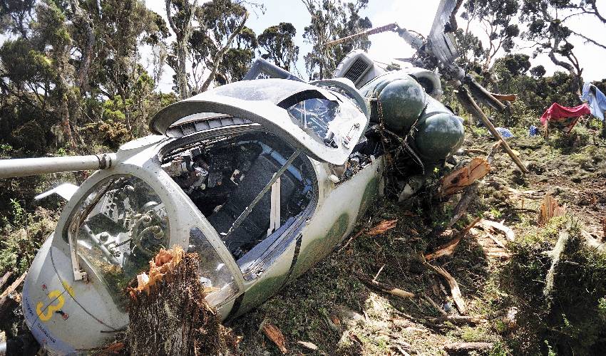 Kenya helicopter crashes, senior military officers were on board