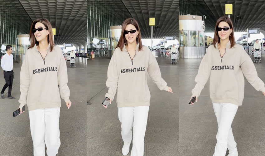 Kriti Sanon at the airport