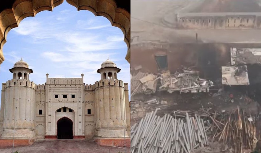 Fire breaks out at Lahore’s Shahi Fort