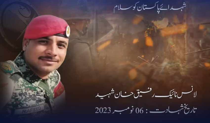 Lance Naik Rafique Khan remembered for heroic battle in Tirah valley