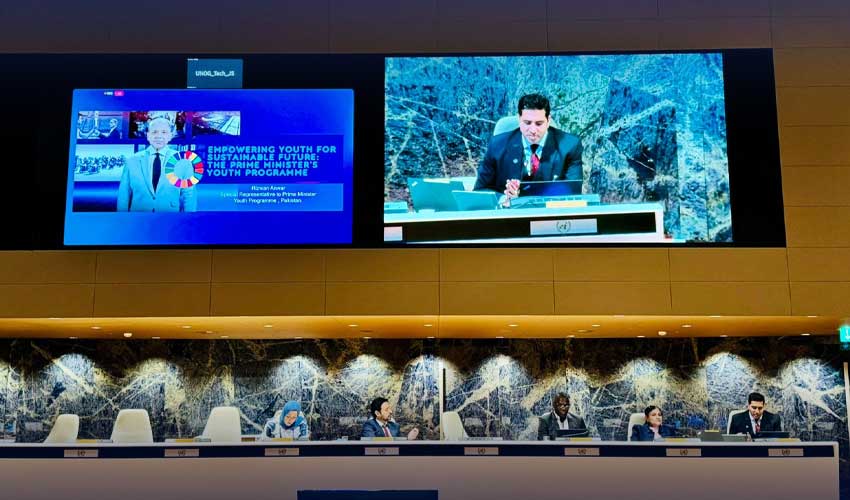 Pakistani youth leaders champion global sustainability in UN headquarters