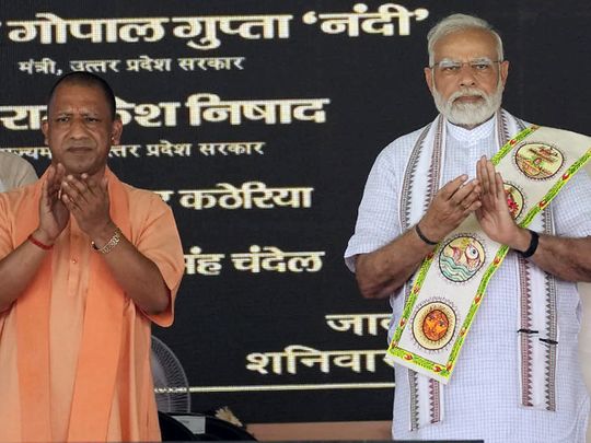 Modi's praise of Uttar Pradesh CM sparks controversy