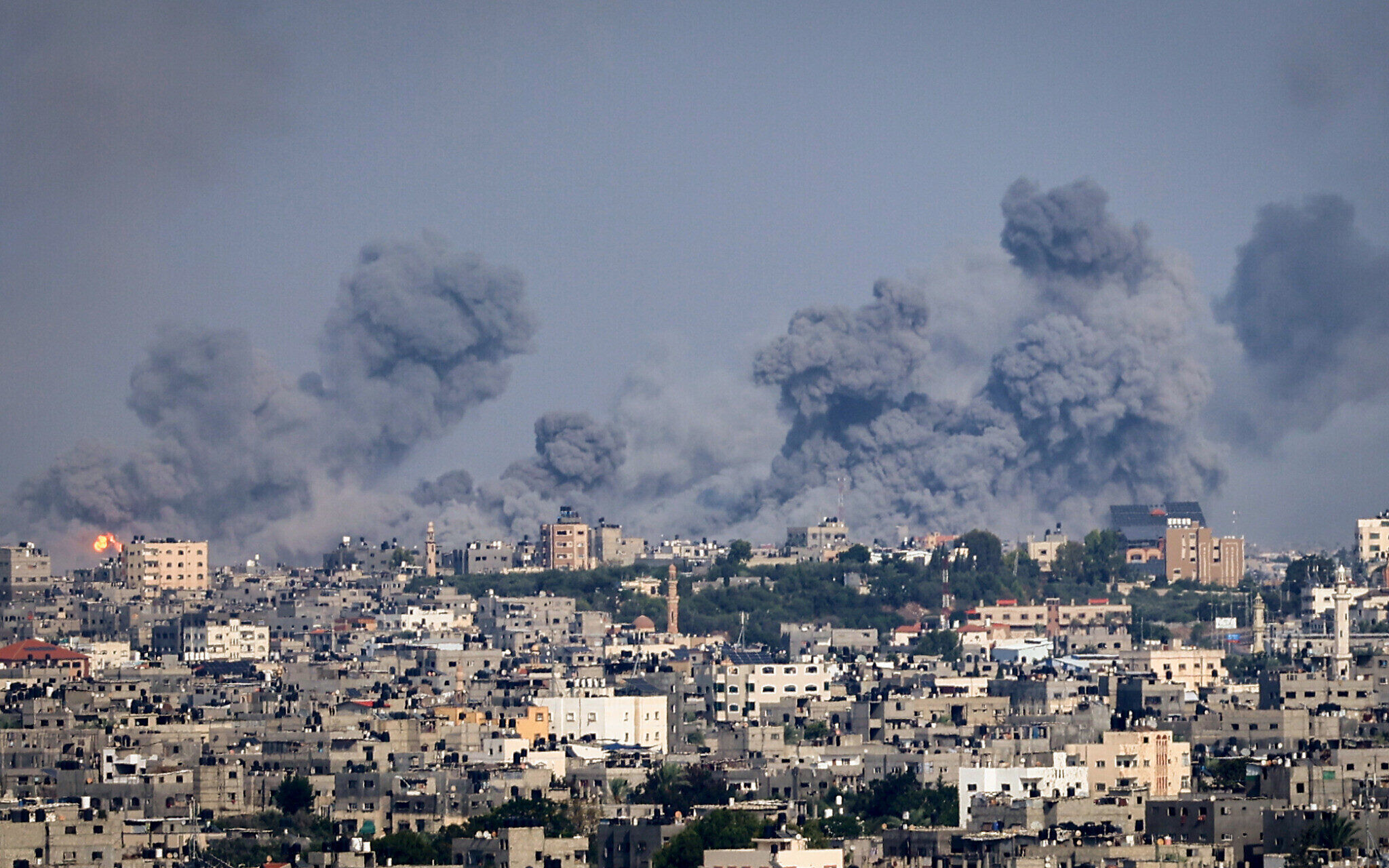 Israel's army bombing in Rafah, killing 9 members of a family