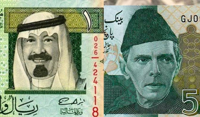 Saudi Riyal gains ground against Pakistani Rupee