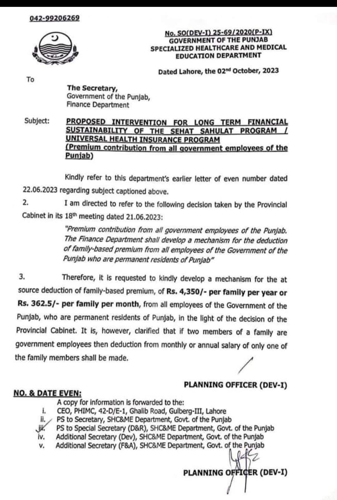 Punjab govt salaries