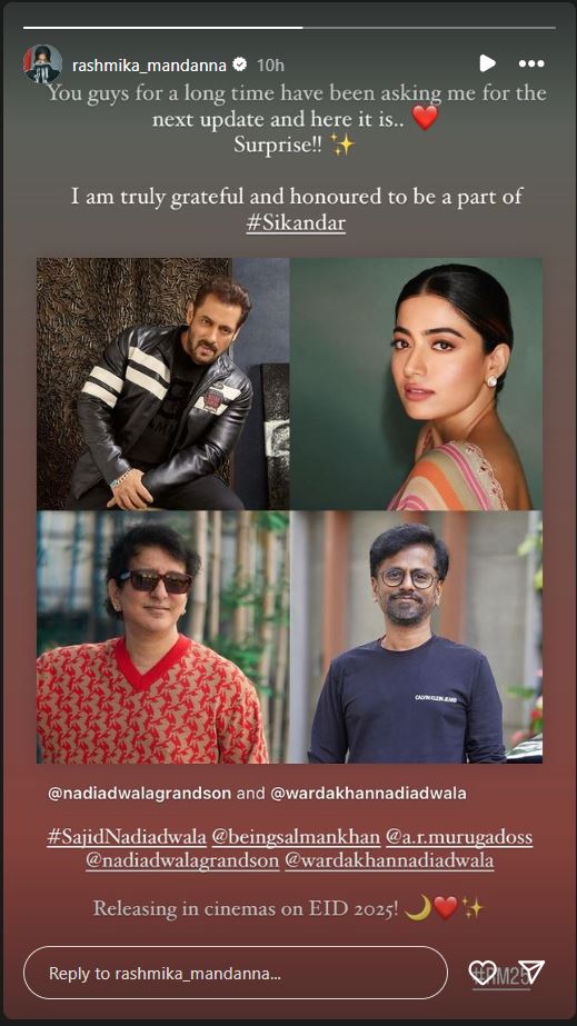 Rashmika Mandanna Sikandar Movie