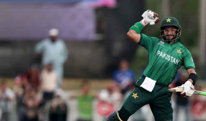Ton up Sahibzada powers Pakistan to 199 3 against Namibia in must win match