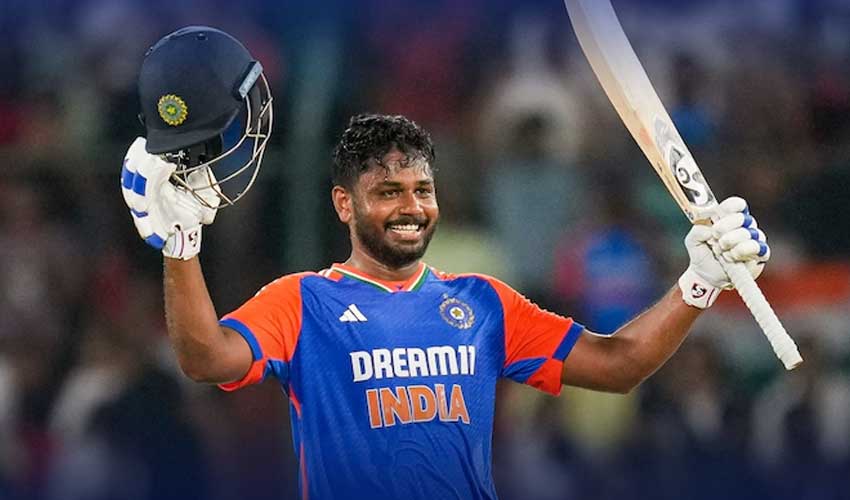 Samson century lifts India to T20 victory over South Africa