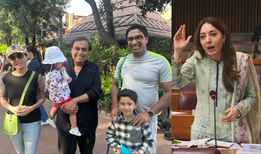 Sharmila Faruqui faces backlash over pictures with Ambani family