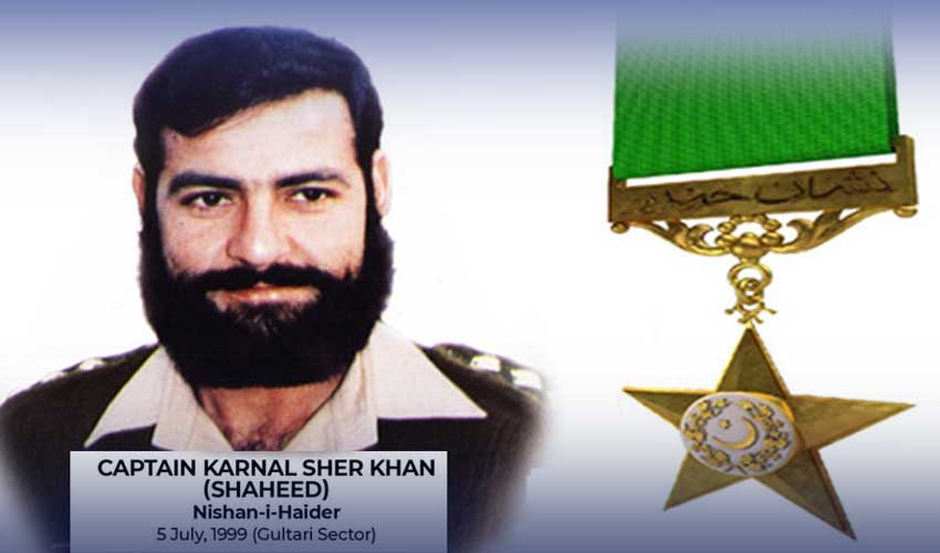 Nation observes 25th martyrdom anniversary of Captain Karnal Sher Khan