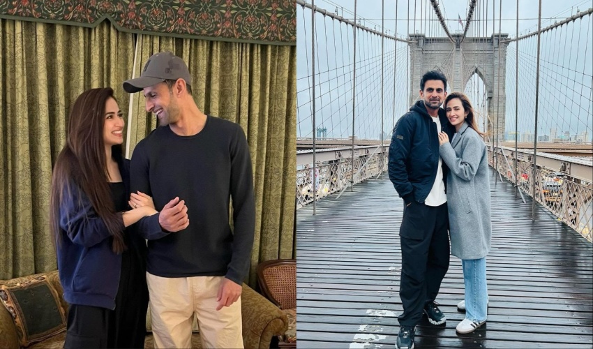 Sana Javed, Shoaib Malik's dreamy honeymoon in New York