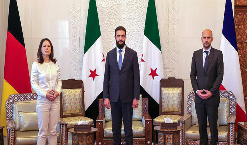 Europe’s top diplomats meet Syria’s new leadership