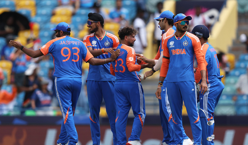 India crushes Afghanistan by 47 runs in T20 World Cup Super 8 clash