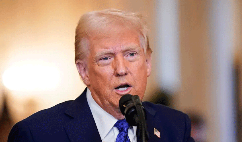 Trump denies US role in Iran strike, calls for peace deal