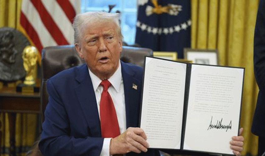 Trump signs sweeping ban on trans women in female sports