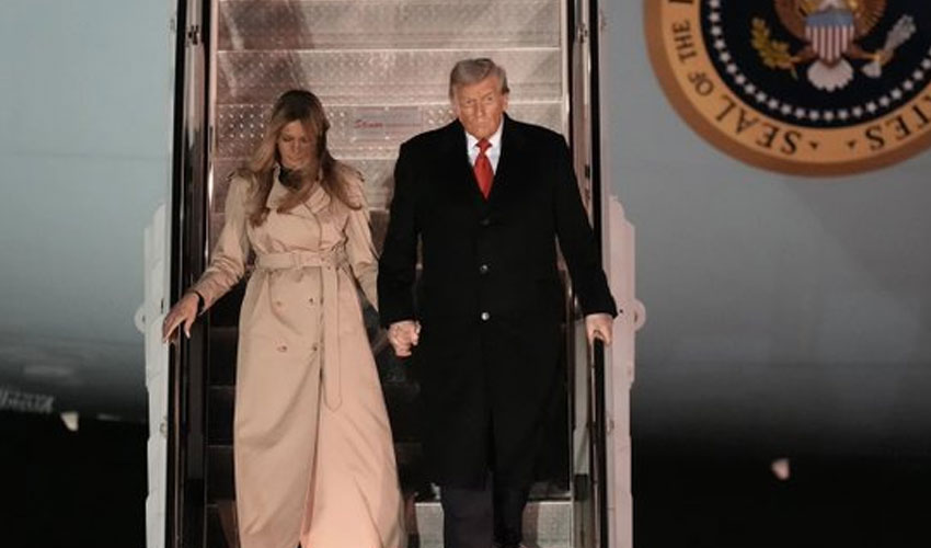 Trump arrives in UK for state visit, hails ‘very good’ relationship