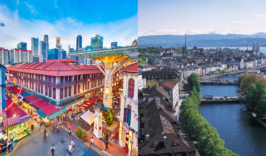 Zurich and Singapore are most expensive cities in the world