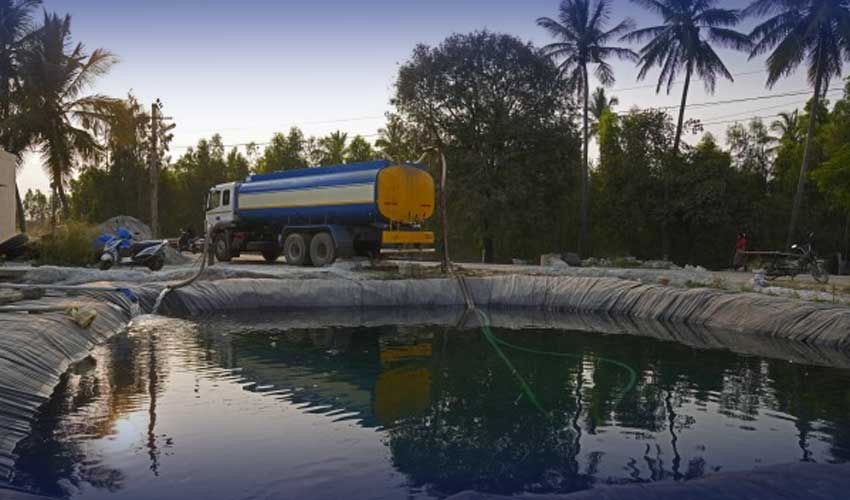 Water Tanker Artificial Lake