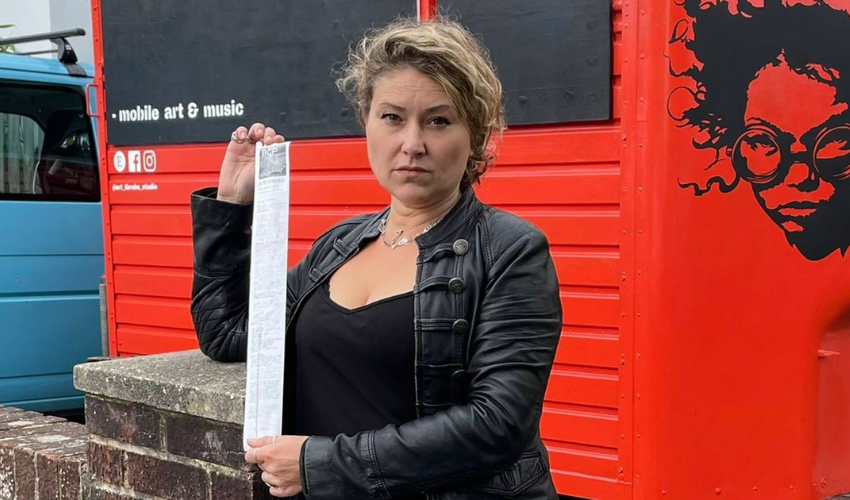 Woman fined £500 for fly tipping after leaving cabinet outside for passers by